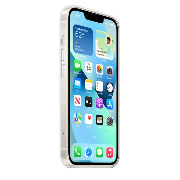 Чехол Apple iPhone 13, Прозрачный