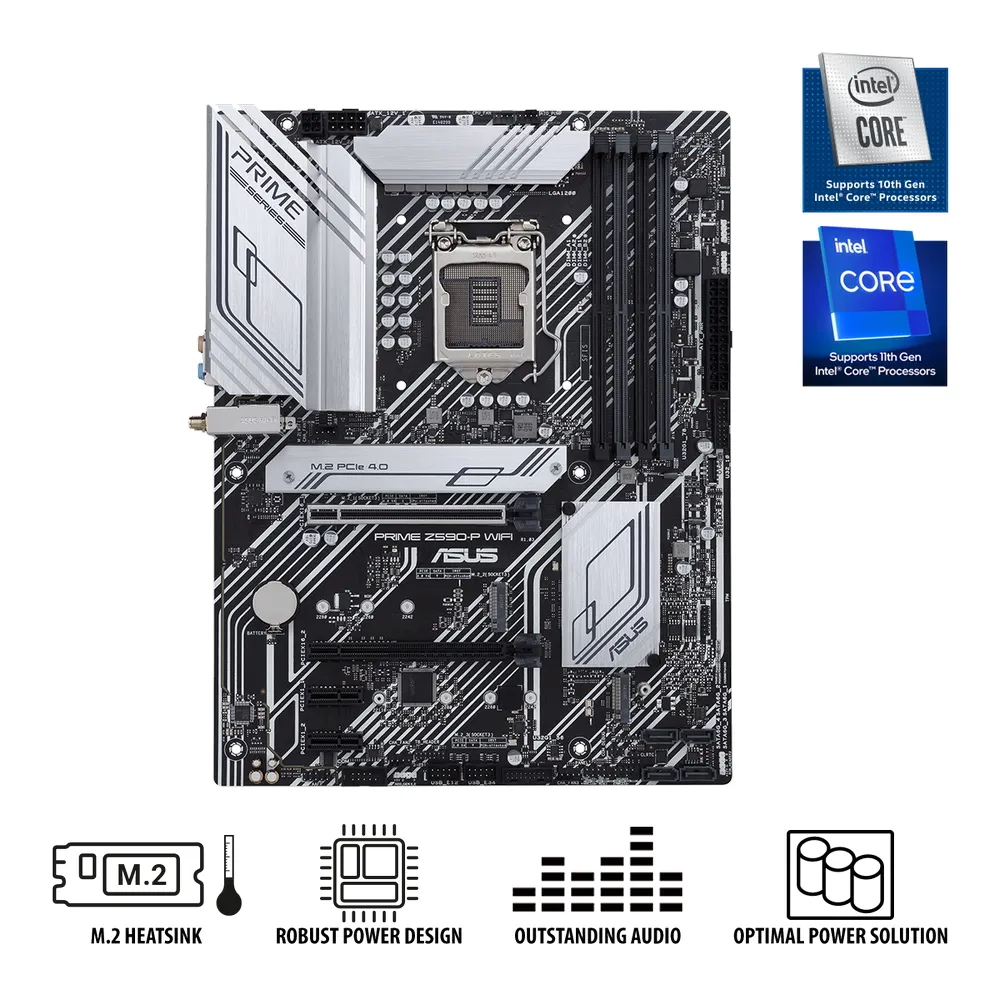 Placă de bază ASUS PRIME Z590-P, LGA1200, Intel Z590, ATX