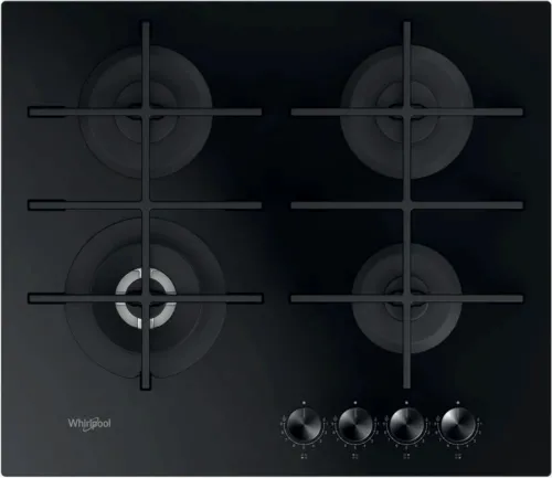 Plită pe gaz Whirlpool GOWL 628/NB, Negru