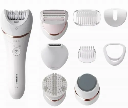 Эпилятор PHILIPS BRE740/10, Белый