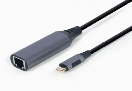 Adaptor USB Cablexpert A-USB3C-LAN-01, USB Type-C (M) - , 0,15m, Gri