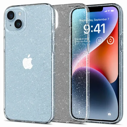 Чехол Spigen iPhone 14 Liquid Crystal Glitter, Прозрачный