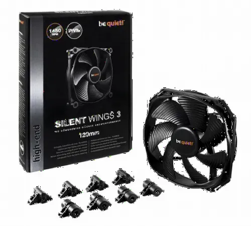 Ventilator PC be quiet! SILENT WINGS 3 120mm PWM, 120 mm