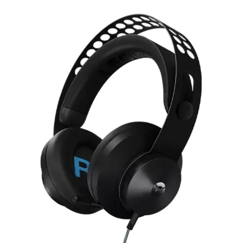 Căști gaming Lenovo H300, Cu fir, Negru