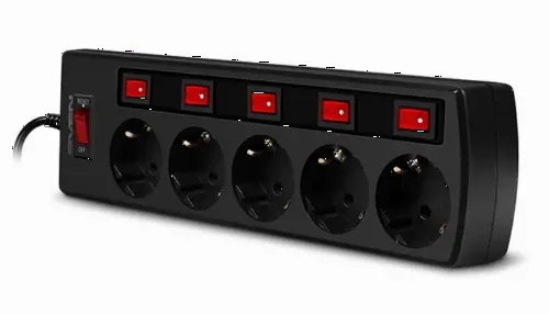 Surge Protector   5 Sockets,  3.0m,   Sven 