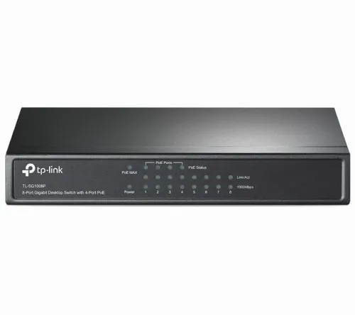 Comutator PoE TP-LINK TL-SG1008P, 4x IEEE 802.3af/at