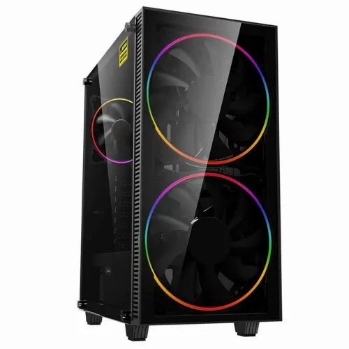 Компьютерный корпус Gamemax Aero, Midi-Tower, ATX, Чёрный