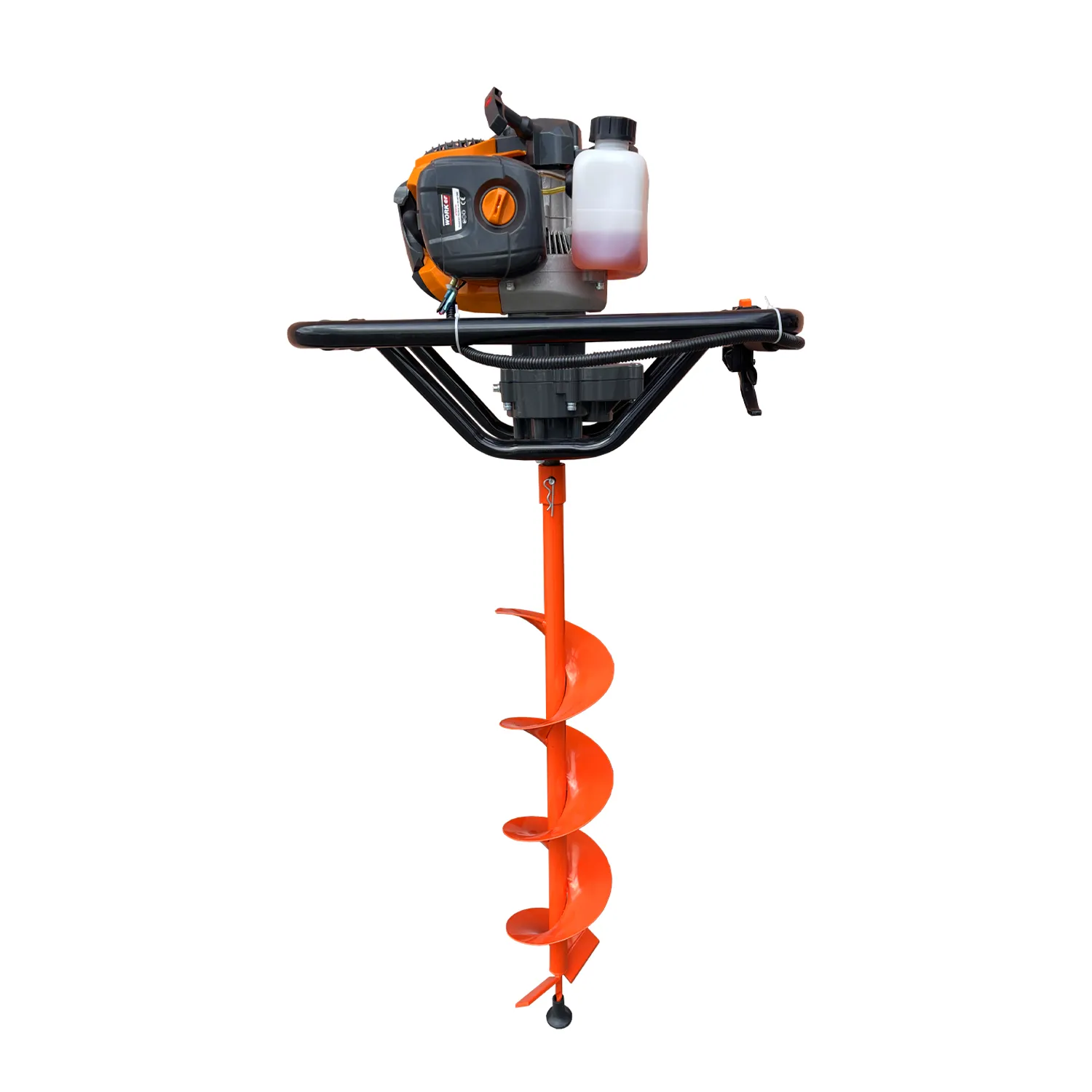Мотобур TECHNOWORKER 5200 Industrial, с буром 150mm*800mm — 2