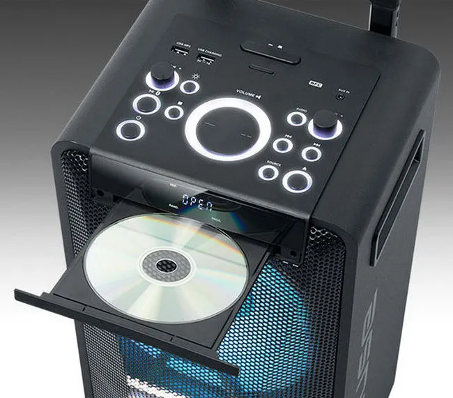 Портативная колонка MUSE M-1920 DJ, Чёрный