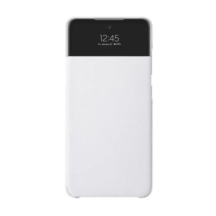 Чехол книжка Samsung S View Wallet Cover Galaxy A52, White 