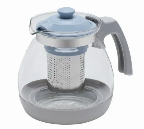 Ceainic cu infuzor RESTO 90510, 1,2L, Gri