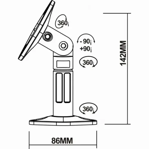 Настенное крепление Reflecta Sono 5.1 Universal Speaker Brackets, White, Белый