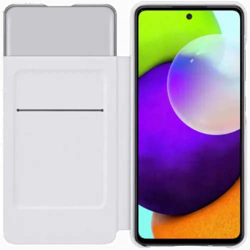 Чехол книжка Samsung S View Wallet Cover Galaxy A52, White 
