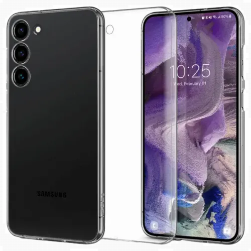 Чехол Spigen Samsung S23, Airskin, Прозрачный