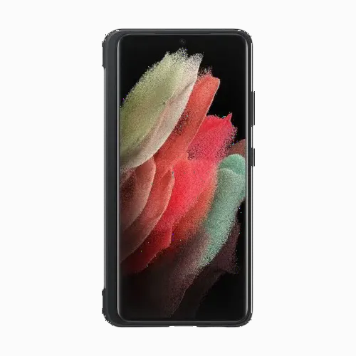 Чехол Samsung Galaxy S21 Ultra Silicone Cover with S-Pen, Чёрный