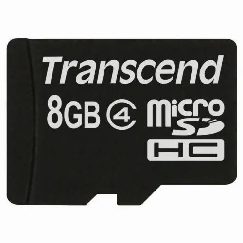 Card de Memorie Transcend microSDHC Class 4, 8GB (TS8GUSDC4)