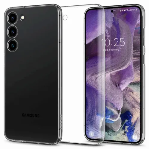 Чехол Spigen Samsung S23, Airskin, Прозрачный