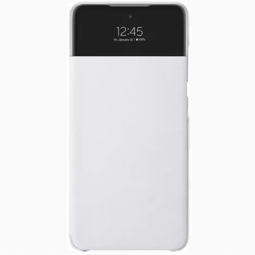 Чехол книжка Samsung S View Wallet Cover Galaxy A52, White 