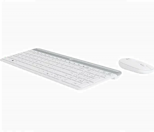 Set Tastatură + Mouse Logitech MK470, Fără fir, Alb
