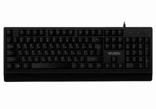 Gaming Keyboard SVEN KB-C7150EL, Multicolored backlit, 12 Fn keys, Black, USB