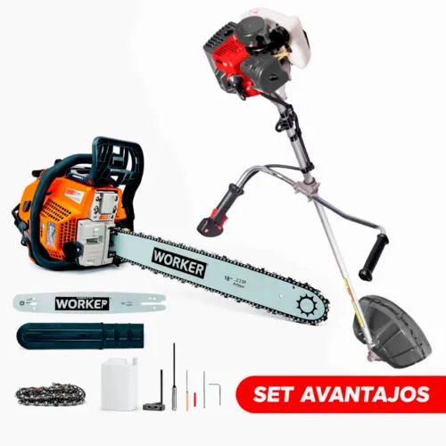 TikTok Motocoasa BISONTE BC 5200 si Drujba TECHNOWORKER DB5802 PRO
