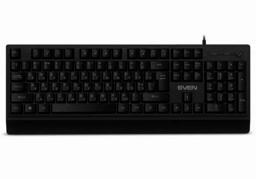 Gaming Keyboard SVEN KB-C7150EL, Multicolored backlit, 12 Fn keys, Black, USB