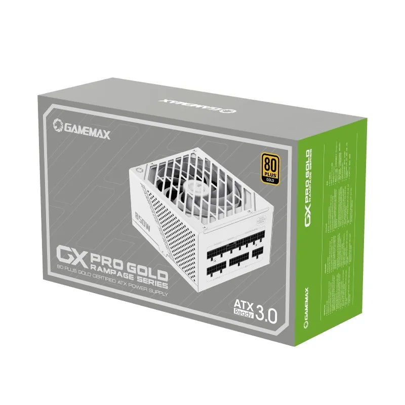 Блок питания для компьютеров Gamemax GX-850 PRO, 850Вт, ATX, Полностью модульный