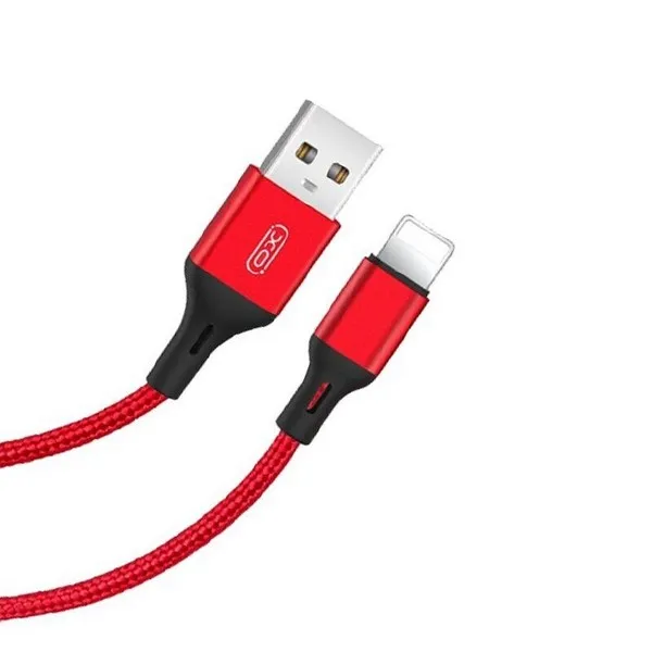 Cablu încărcare și sincronizare XO NB143, USB Type-A/micro-USB, 1 m, Roșu