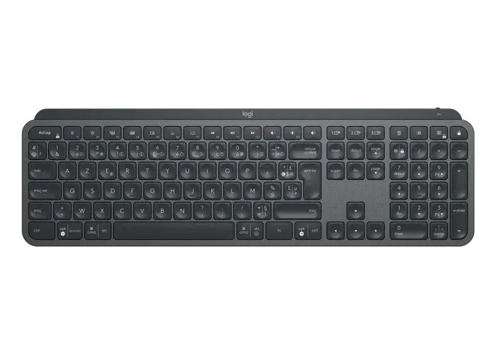 Wireless Keyboard Logitech MX Keys Plus, Premium typing, Metal plate, BT/2.4Ghz,Wrist Rest,US Layout