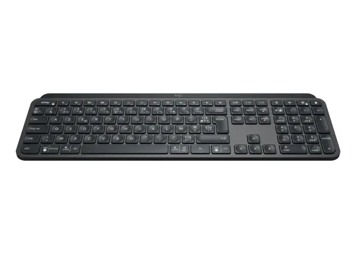 Wireless Keyboard Logitech MX Keys Plus, Premium typing, Metal plate, BT/2.4Ghz,Wrist Rest,US Layout