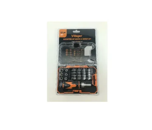 Set de biți cu clichet mini 23 pcs
