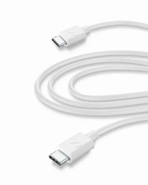 Type-C to Type-C Cable Cellular, Power, 3M, White