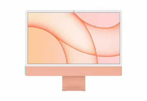 Computer All-in-One Apple iMac A2438, M1 with 8-core CPU and 8-core GPU, 16GB/512GB, macOS Big Sur, Portocaliu