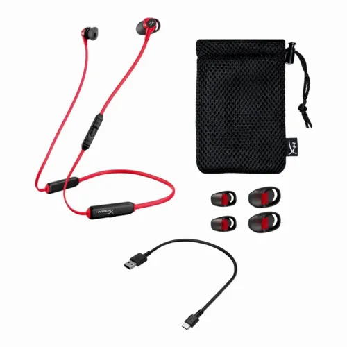 Игровая Гарнитура HyperX Cloud Buds, Беспроводной, Черный/Красный