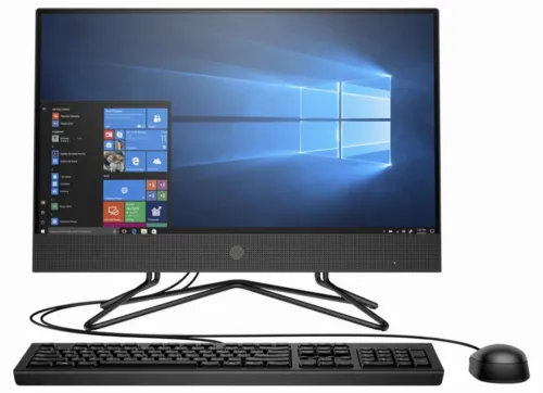 Computer All-in-One HP 205 G4, 23,8", AMD Athlon 3050U, 8GB/512GB, FreeDOS, Negru