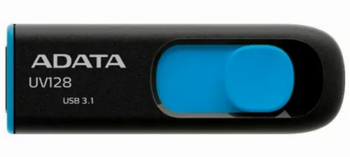 Memorie USB ADATA UV128, 16GB, Negru/Albastru