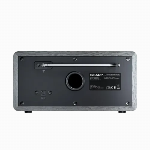 Портативное радио Sharp DR-450GRV02, Grey