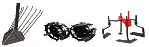 SET Plug cartofi+ roti metal motocultor + cultivator