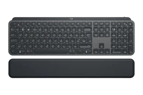 Wireless Keyboard Logitech MX Keys Plus, Premium typing, Metal plate, BT/2.4Ghz,Wrist Rest,US Layout