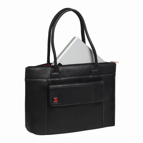 Geantă pentru Laptop RivaCase Orly, 15.6", Poliester, Negru