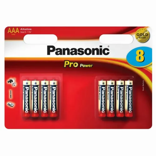 Baterii Panasonic LR03XEG, AAA, 8buc.
