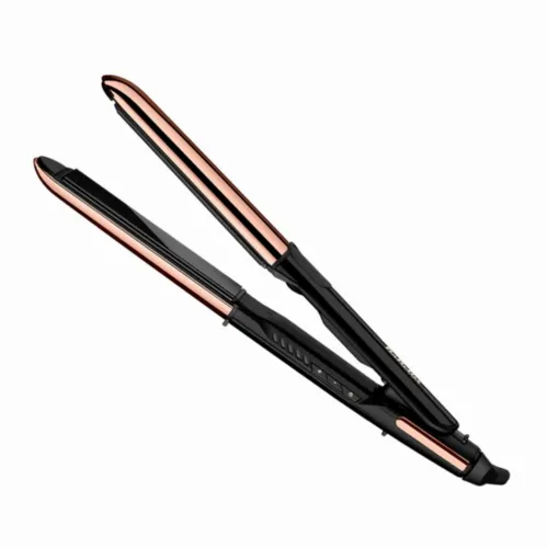 Placă de îndreptat părul BaByliss Straight & Curl Brilliance ST482E, Negru | Auriu