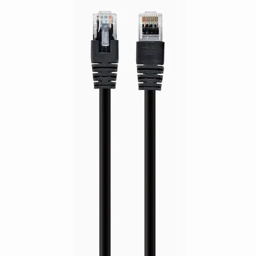 Patch cord Cablexpert PP12-5M/BK, CAT5e UTP, 5m, Negru