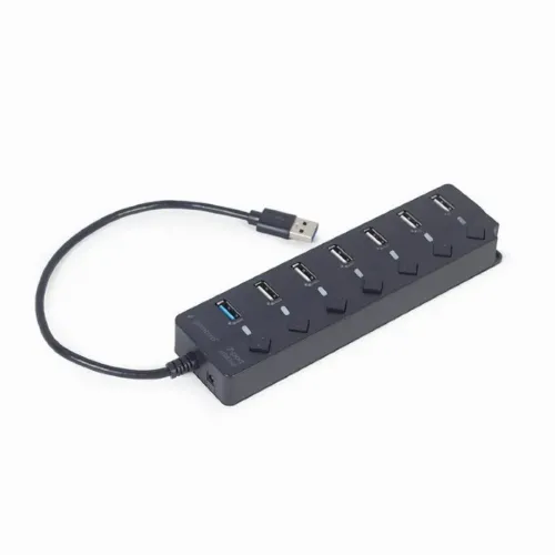 Adaptor Hub Gembird UHB-U3P1U2P6P-01, Negru