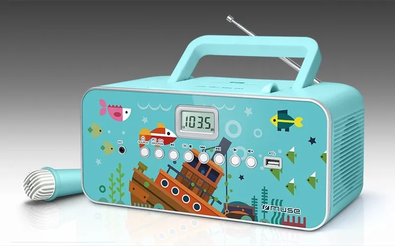 Портативное радио MUSE M-29 KB, Бирюзовый