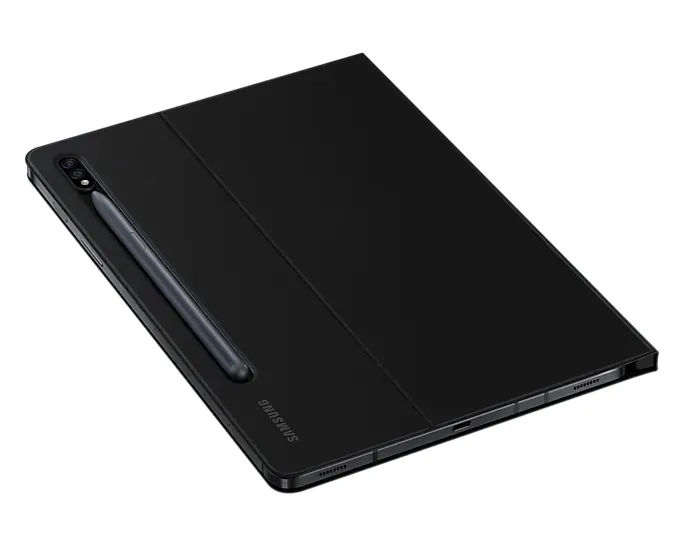 Чехол для планшета Samsung Tab S7 Book Cover, 11", Полиуретан, Чёрный