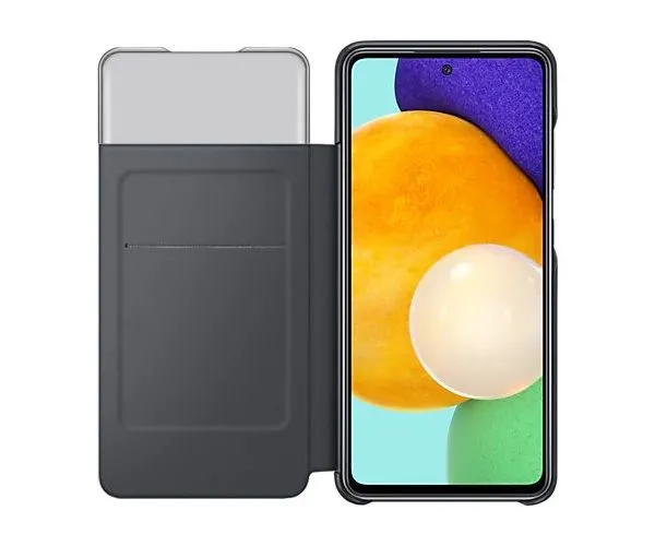 Чехол книжка Samsung S View Wallet Cover Galaxy A52, Чёрный