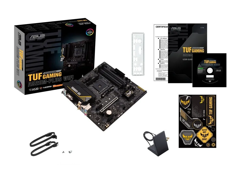 Placă de bază ASUS TUF GAMING A520M-PLUS, AM4, AMD A520, Micro-ATX