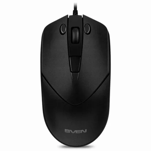 Mouse SVEN RX-95, Optical, 1000-4000 dpi, 6 buttons, Ambidextrous, Black, USB                       