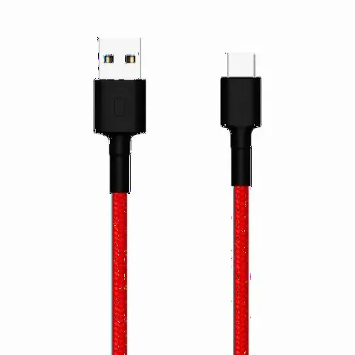 Cablu de încărcare Xiaomi SJX10ZM, USB Type-A/USB Type-C, 1m, Roșu